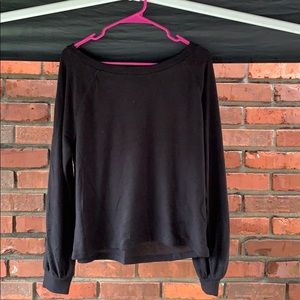 Cozy black sweater